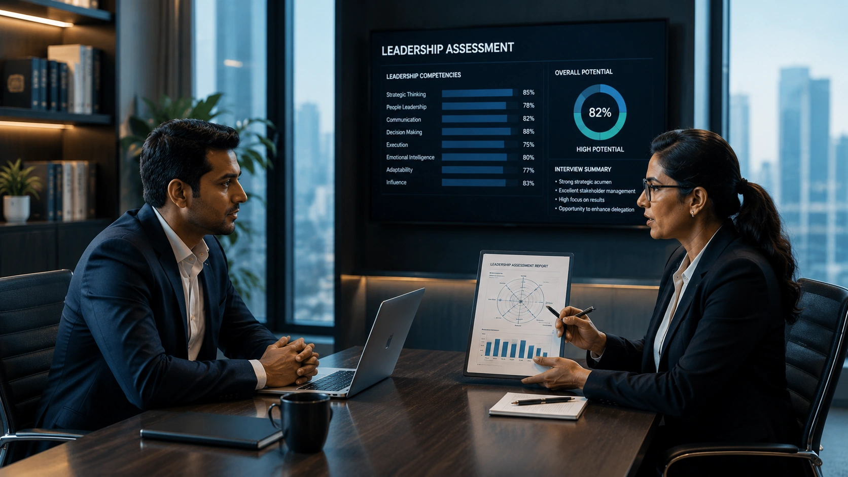 Leadership assessment discussion
